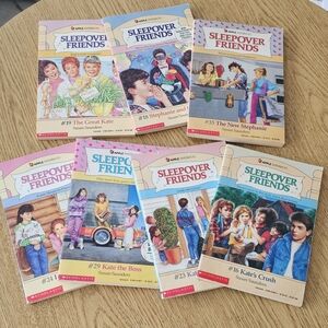 Sleeverover Friends By Susan Saunders Books 1990's 90's Books Set Of 7 Vintage